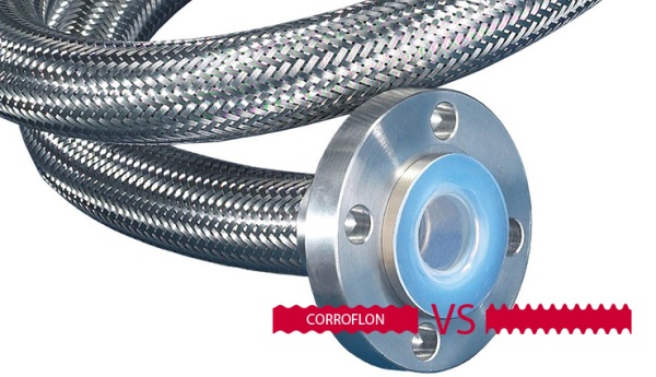 PTFE hosee in steel braid