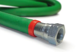 Simple and fast assembly of a fitting on a hose thanks to the reliable PUSH ON system