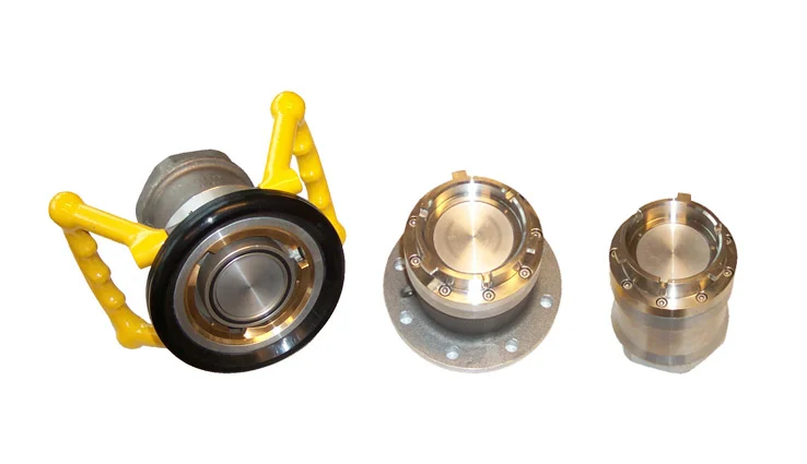 dry disconnect couplings for aviation fuel