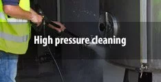 High pressure cleaning