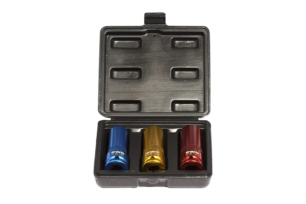 Set of 1/2" socket wrenches, 741 series