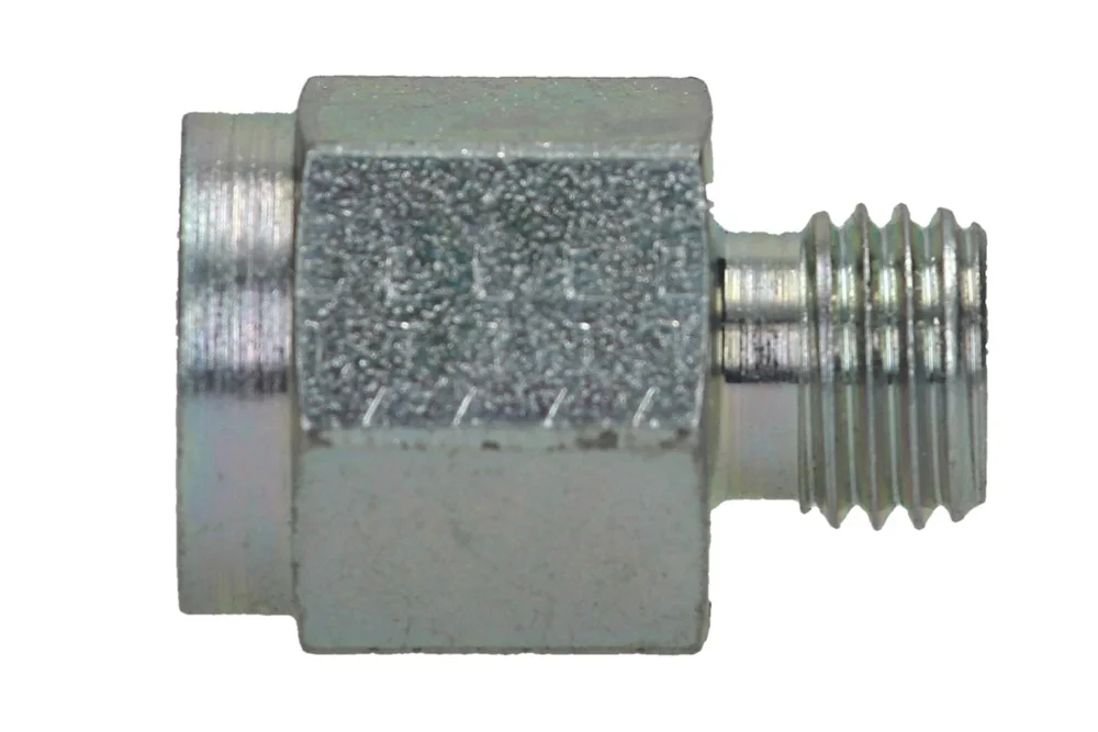 MAV pressure gauge straight fitting, carbon steel