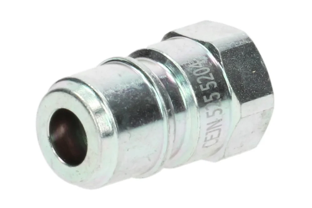 CEJN 525 hydraulic quick coupling, plug with GW BSP without valve, galvanized steel