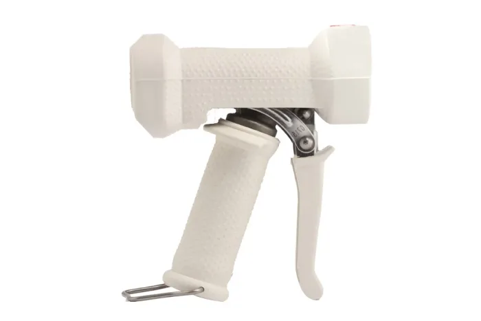 Water gun, stainless steel, AKBO HEAVY DUTY, white