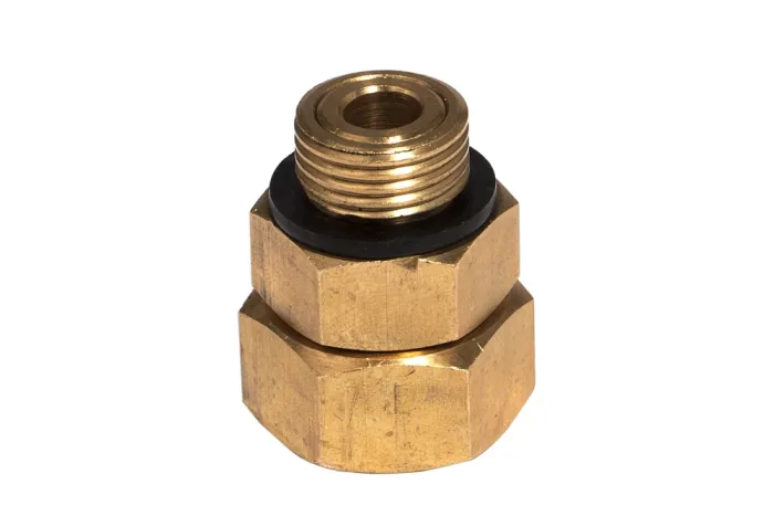 Rotary joint with GW BSP/GZ BSP, brass, type AK