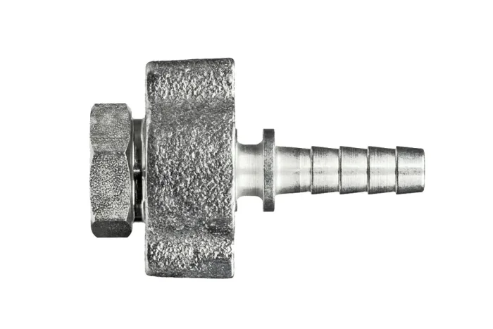 Steam hose end with GW, AISI 316 stainless steel GF BOSS