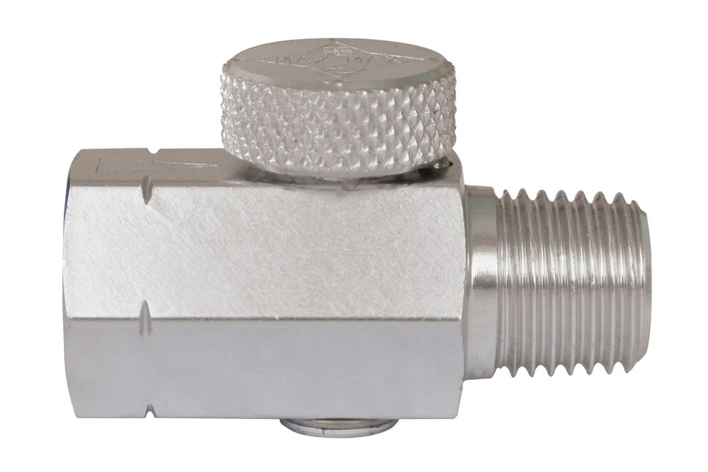 Control valve for pneumatic tools, aluminium