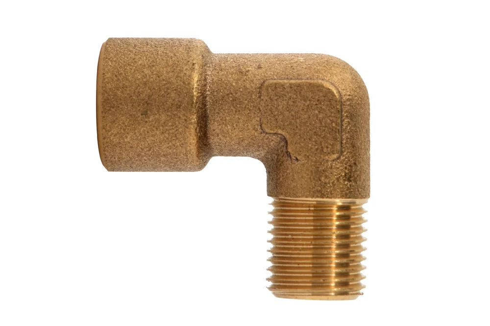 Elbow 90° with GW BSP/GZ BSP, brass, type EW