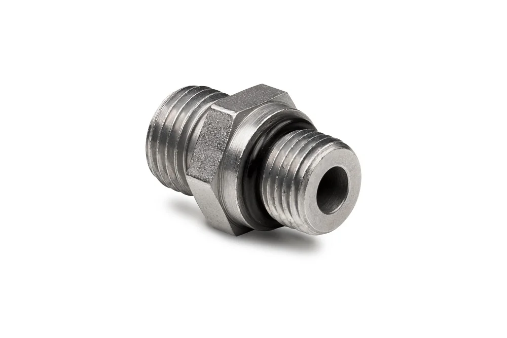 GE-UN screw connection, carbon steel, zinc-nickel