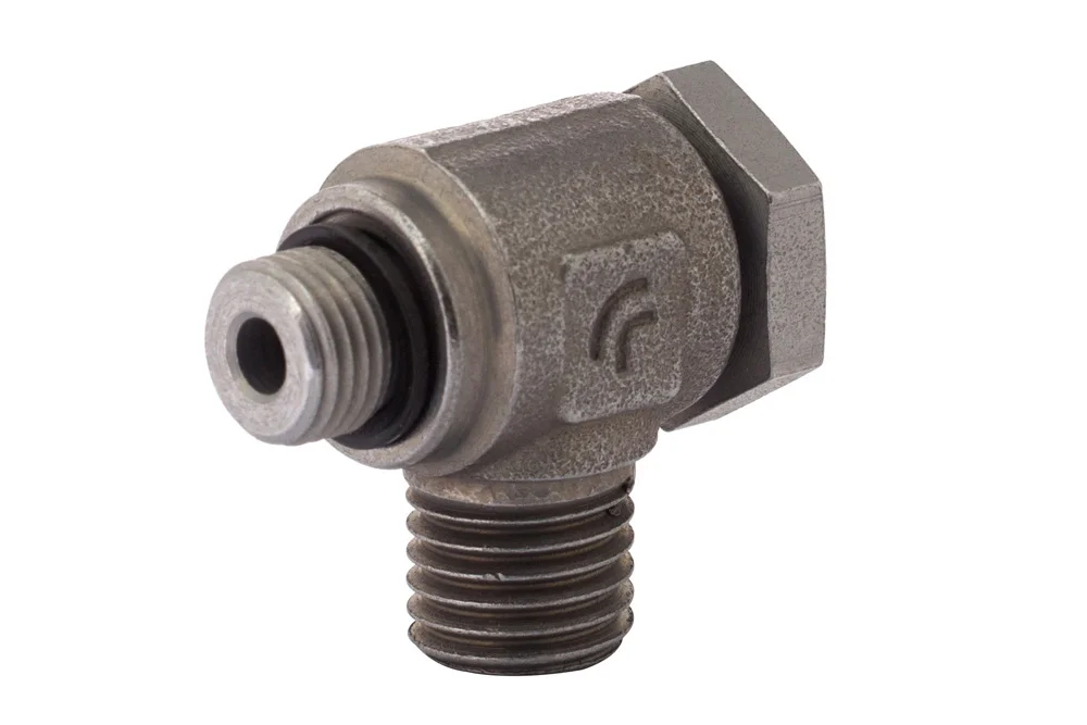 BANJO WH-ME adjustable angle screw connection, carbon steel, zinc-nickel
