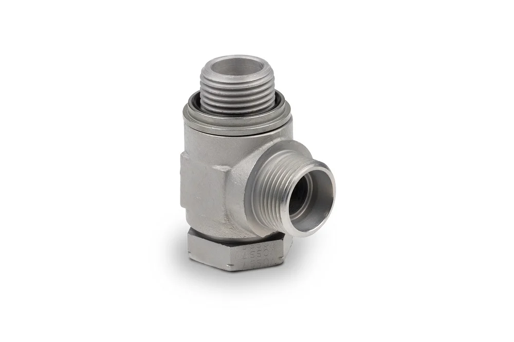 BANJO WH-BE adjustable angle screw connection, carbon steel, zinc-nickel