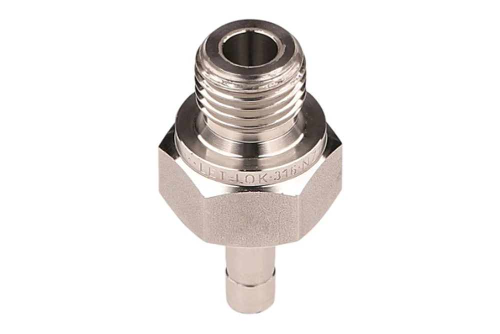 Pipe connection with BSP GZ, stainless steel, M739LMG
