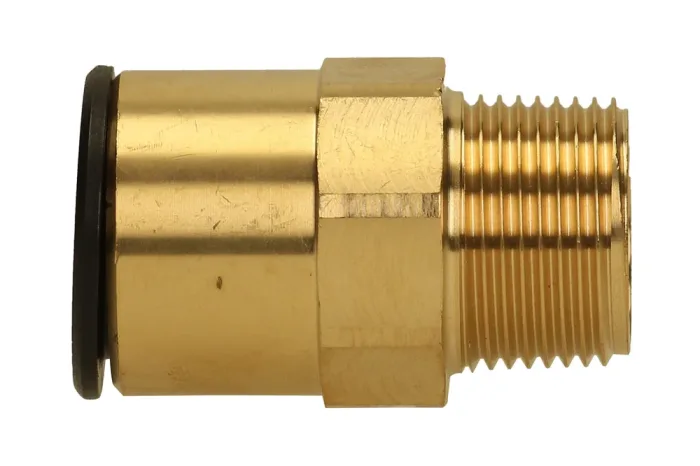 SPEEDFIT male thread coupling, brass