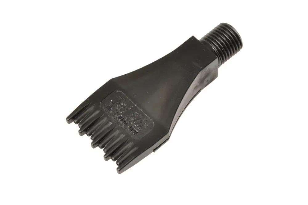 8-channel comb nozzle, black acetal