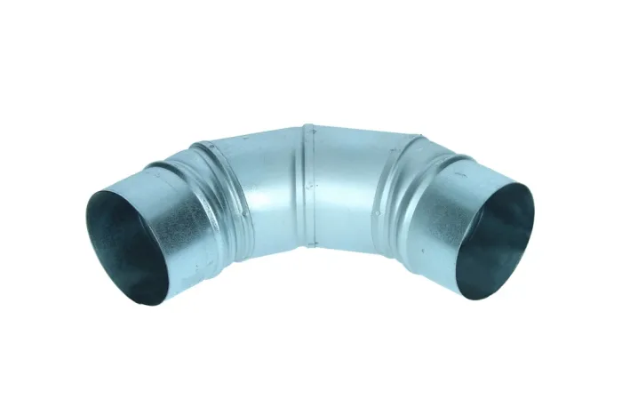 90° elbow KSBB 90, galvanized steel