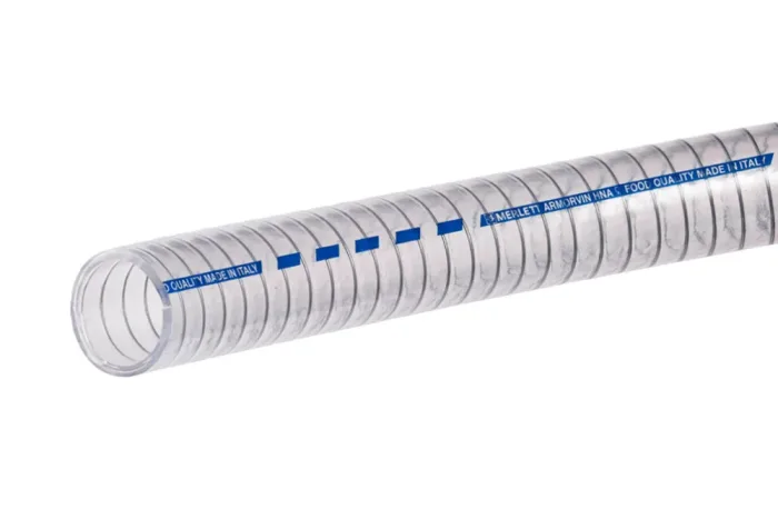 PVC hose for food substances reinforced with steel wire spiral ARMORVIN HNA