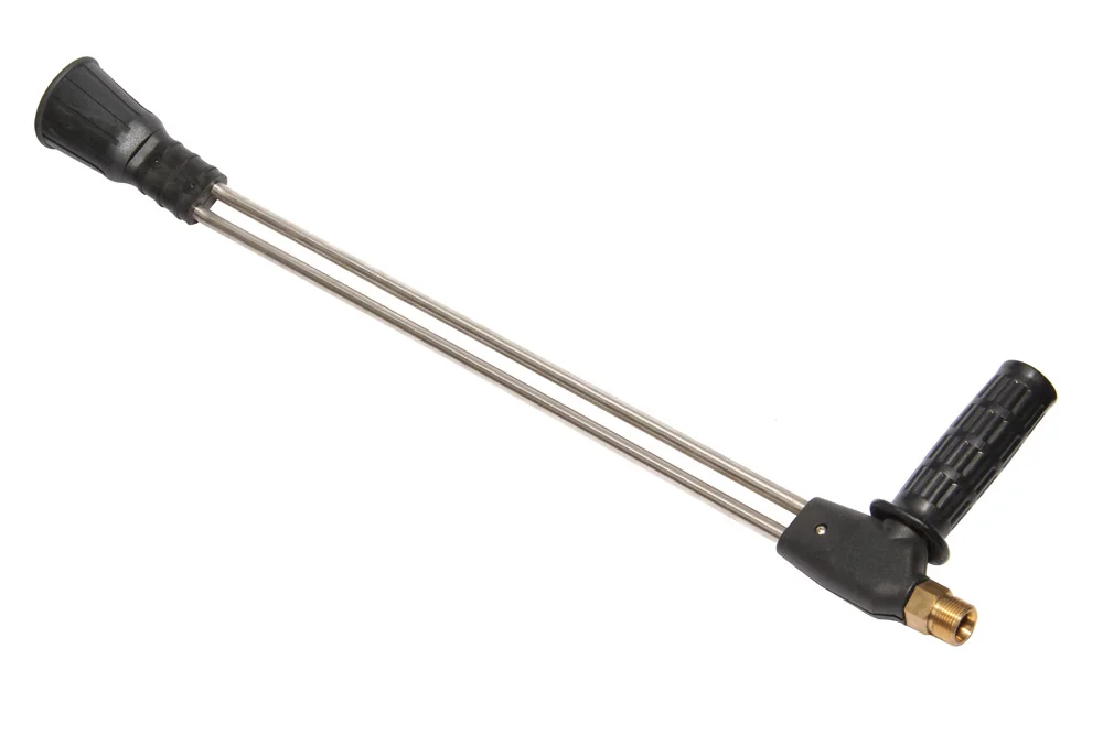 Double lance with handle for high-pressure cleaner, inlet GZ M22x1.5, galvanized steel
