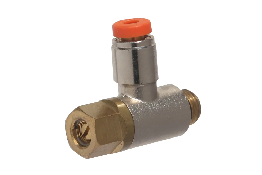 Pneumatic throttling valve brass MRF/B