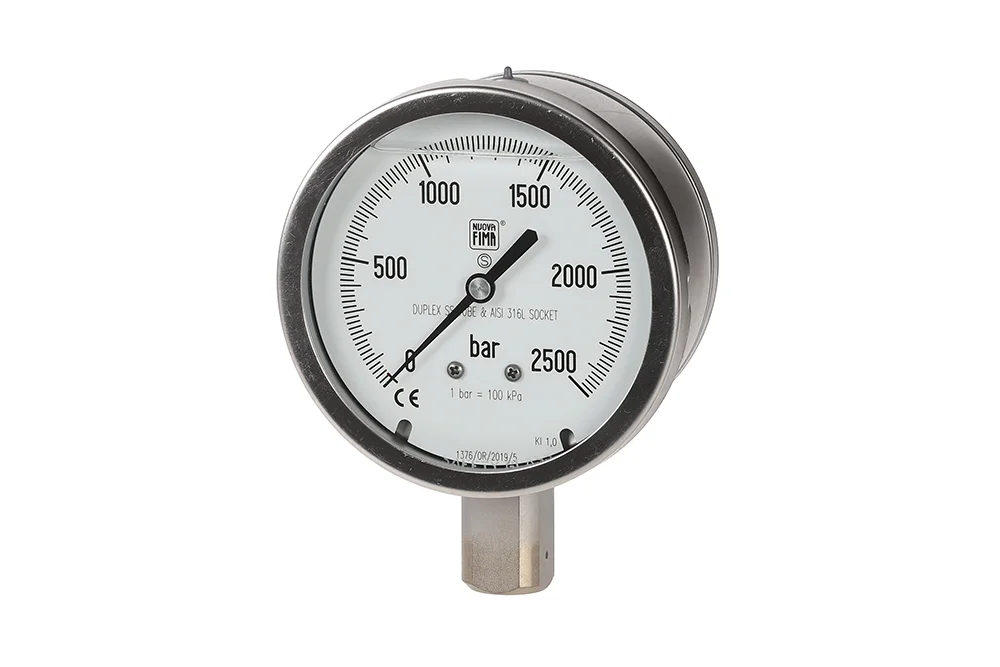 Pressure gauge 2500 ÷ 4000 bar 1.0 safe (S3) with HP process connection, MGS 22 (100, 150 mm)