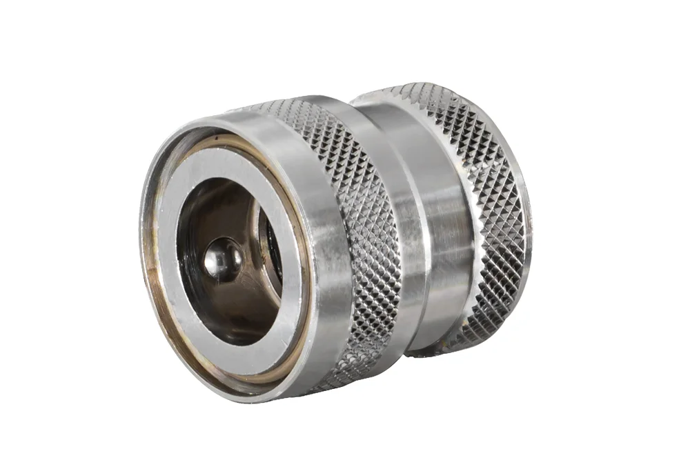 NiTO 1/2" water quick connector socket with GW, brass