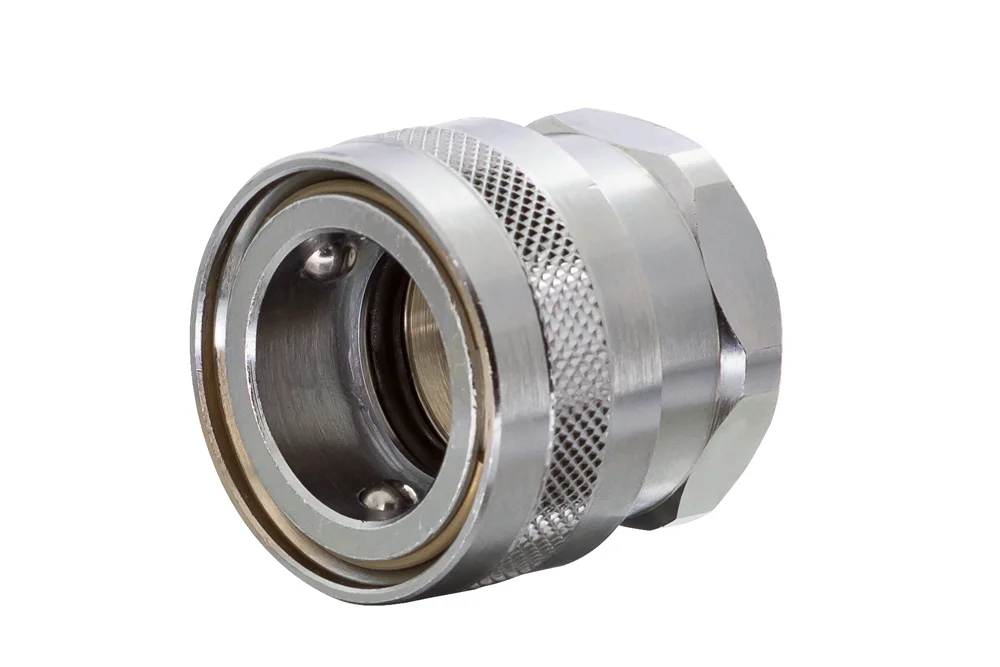 NiTO 3/4" water quick connector socket with GW, brass