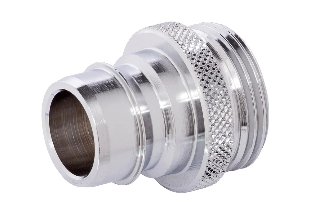 NiTO 3/4" water quick connector plug with GZ, brass