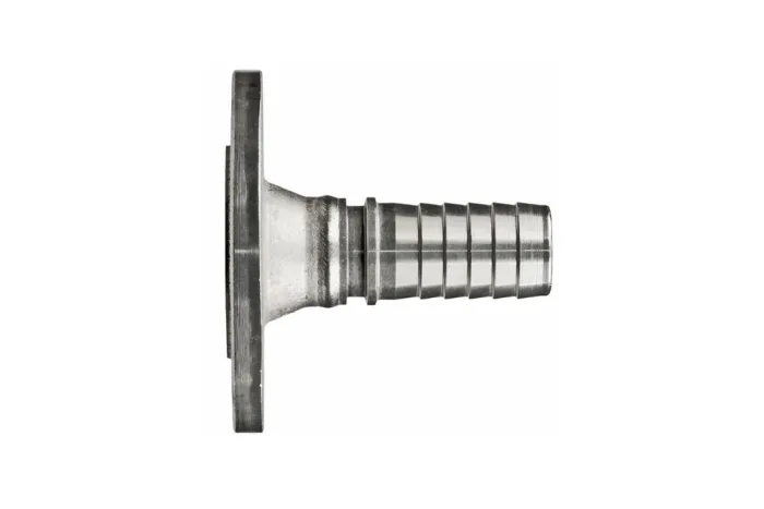 FSS fixed flange end for steam hose to EN 14473, stainless steel