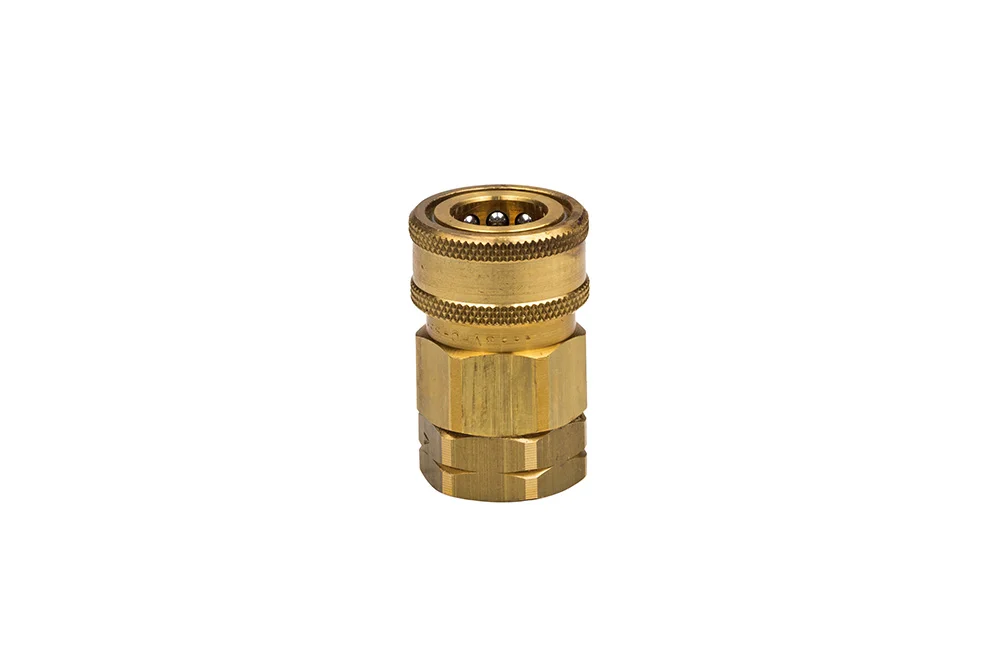 SNAP-TITE quick connect socket with GW BSP with valve, brass, H series