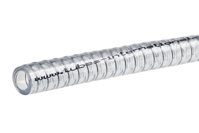 PVC food substance reinforced PVC STAR MS steel wire spiral hose