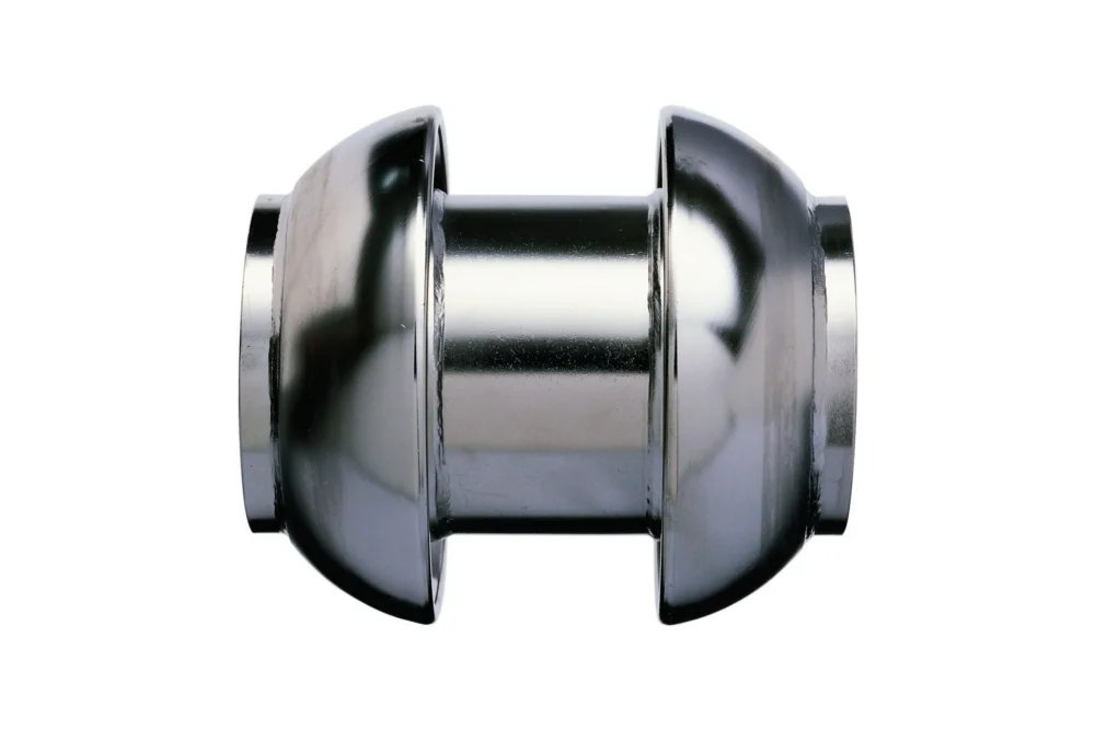 Connector of the LAUX 42 lever joint, plug-plug, carbon steel, KK2V