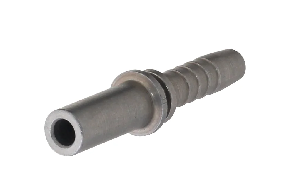 BEL metric tube end, type ZMR111, light series, carbon steel, zinc-nickel