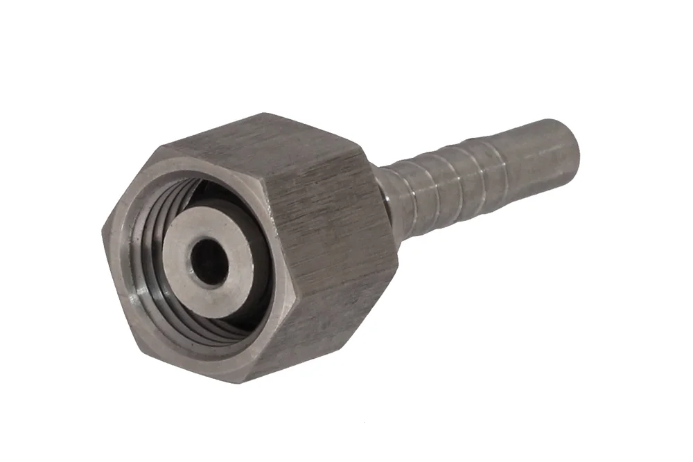DKOL hydraulic end, type ZMW121, light series, AISI 304 steel