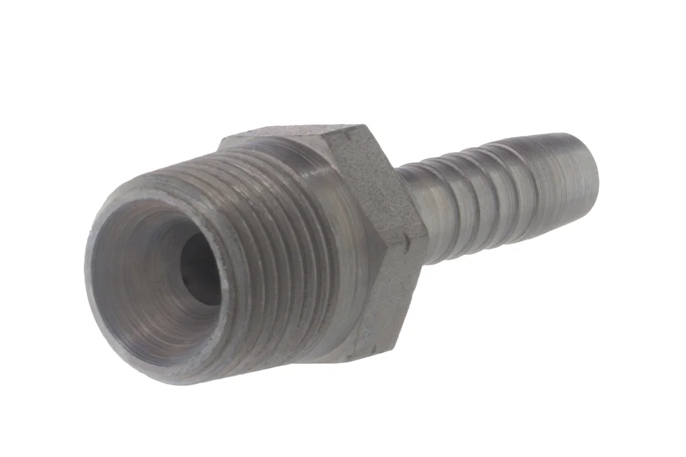 AGN hydraulic end, type ZNZ110, carbon steel, zinc-nickel