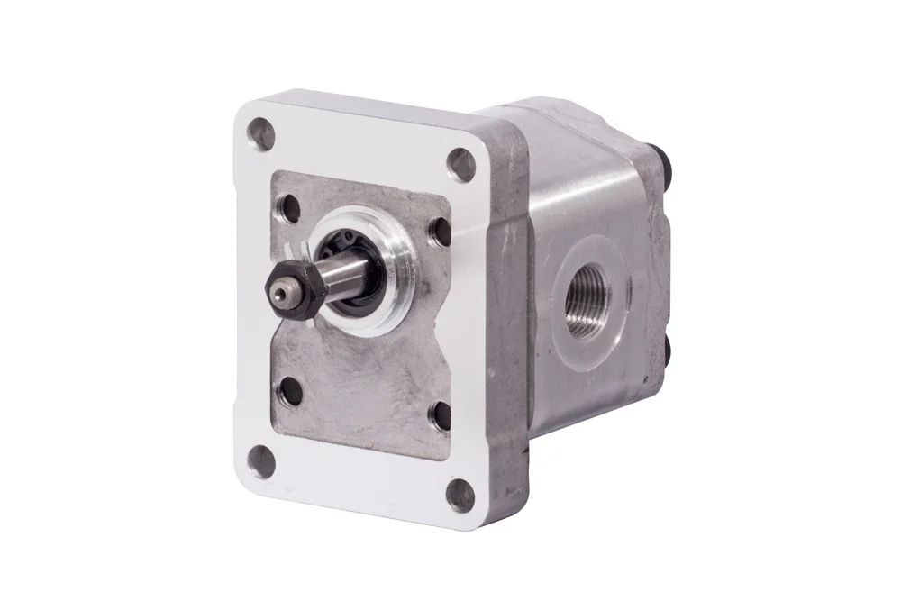 Gear displacement pump, Ø25.4 mm plate, left direction of rotation, threaded connections, TRALE