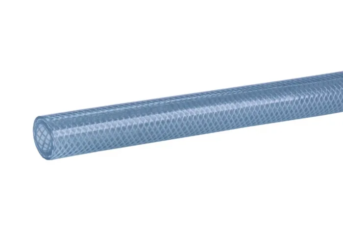 Braid-reinforced PVC hose for food substances TRICOCLAIR® AL
